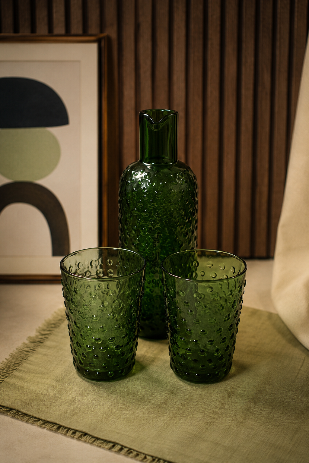 Carafe With  2 Glasses