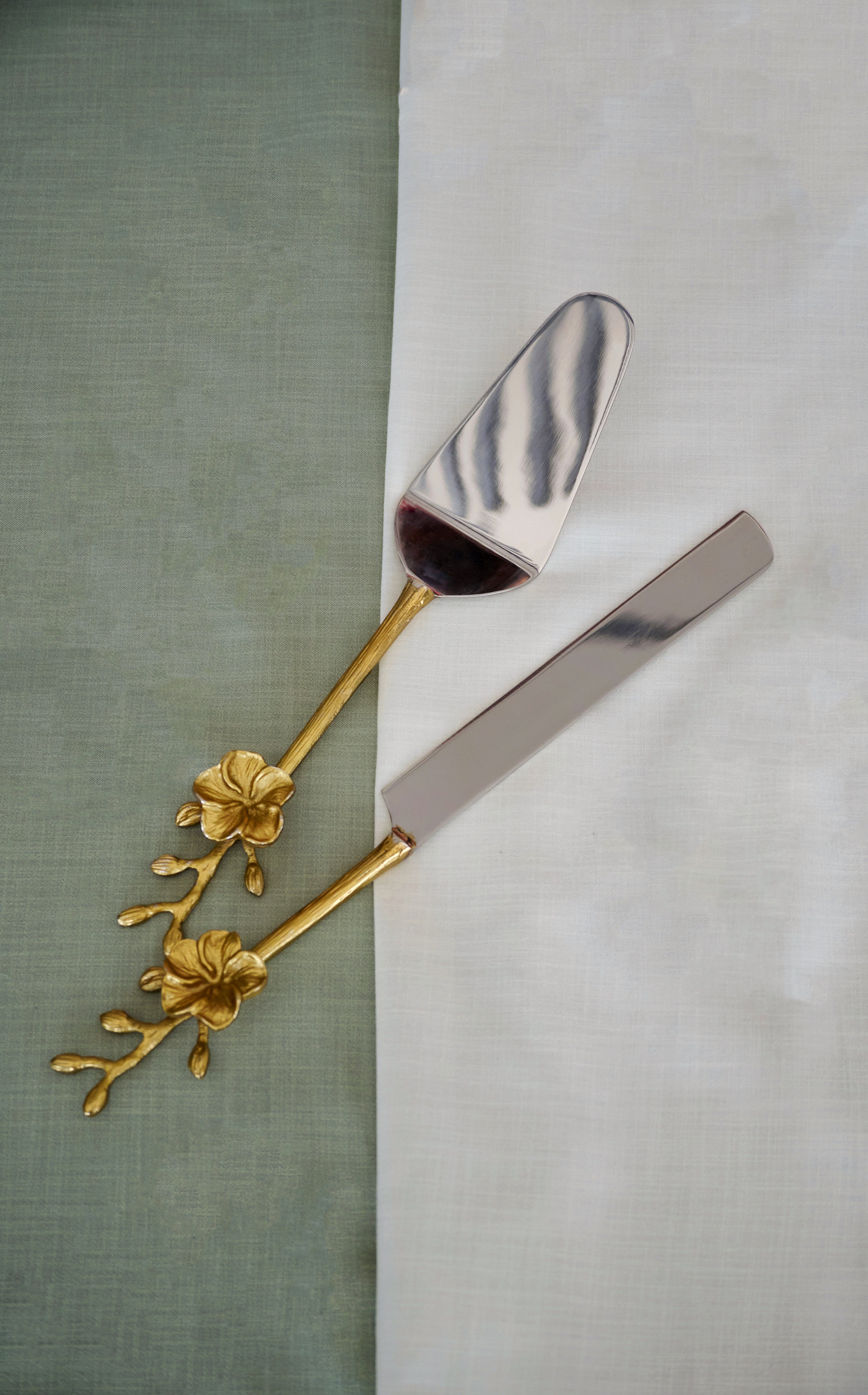 Flore Cake Knife Set