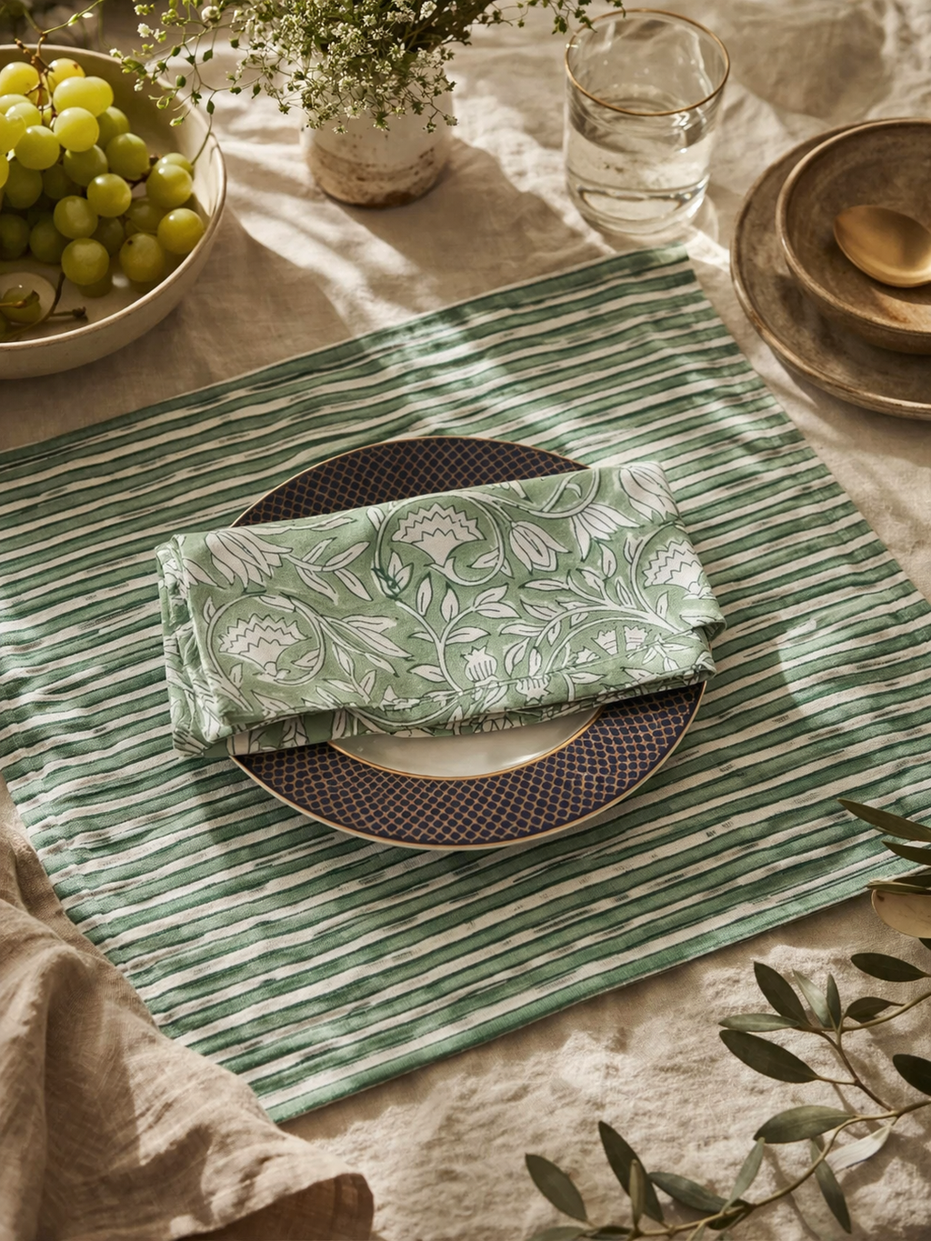 Verdant Loom Table Set