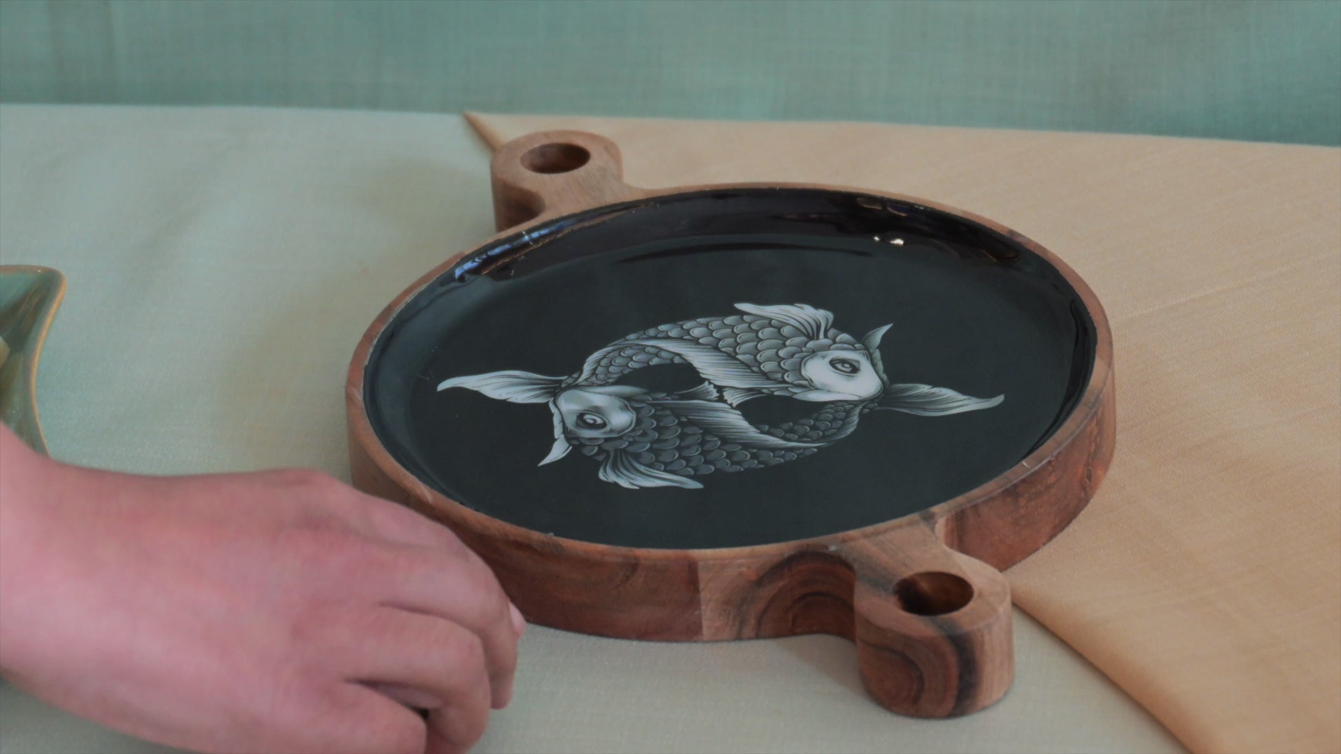 Twin Koi Platter