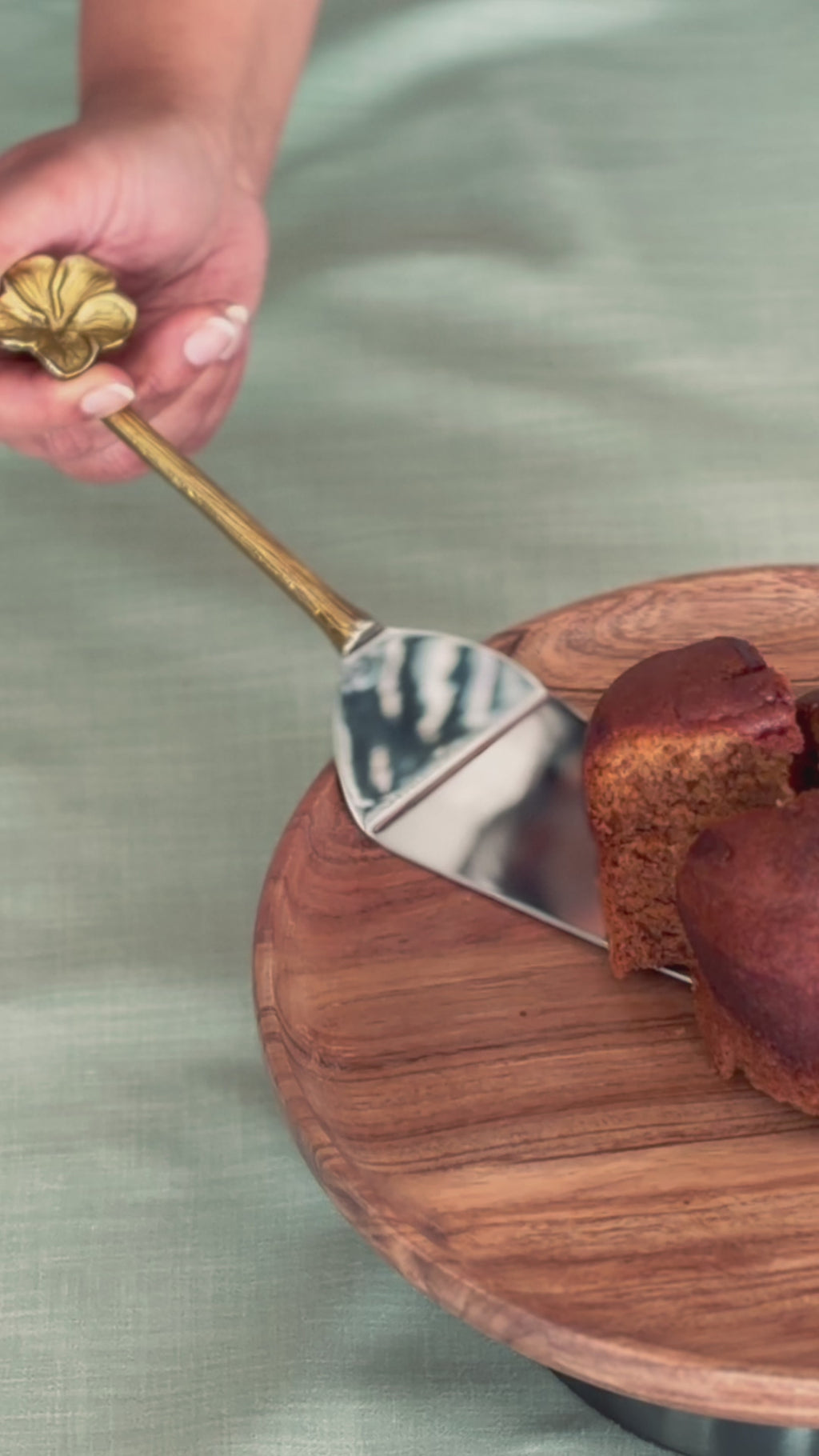 Flore Cake Knife Set